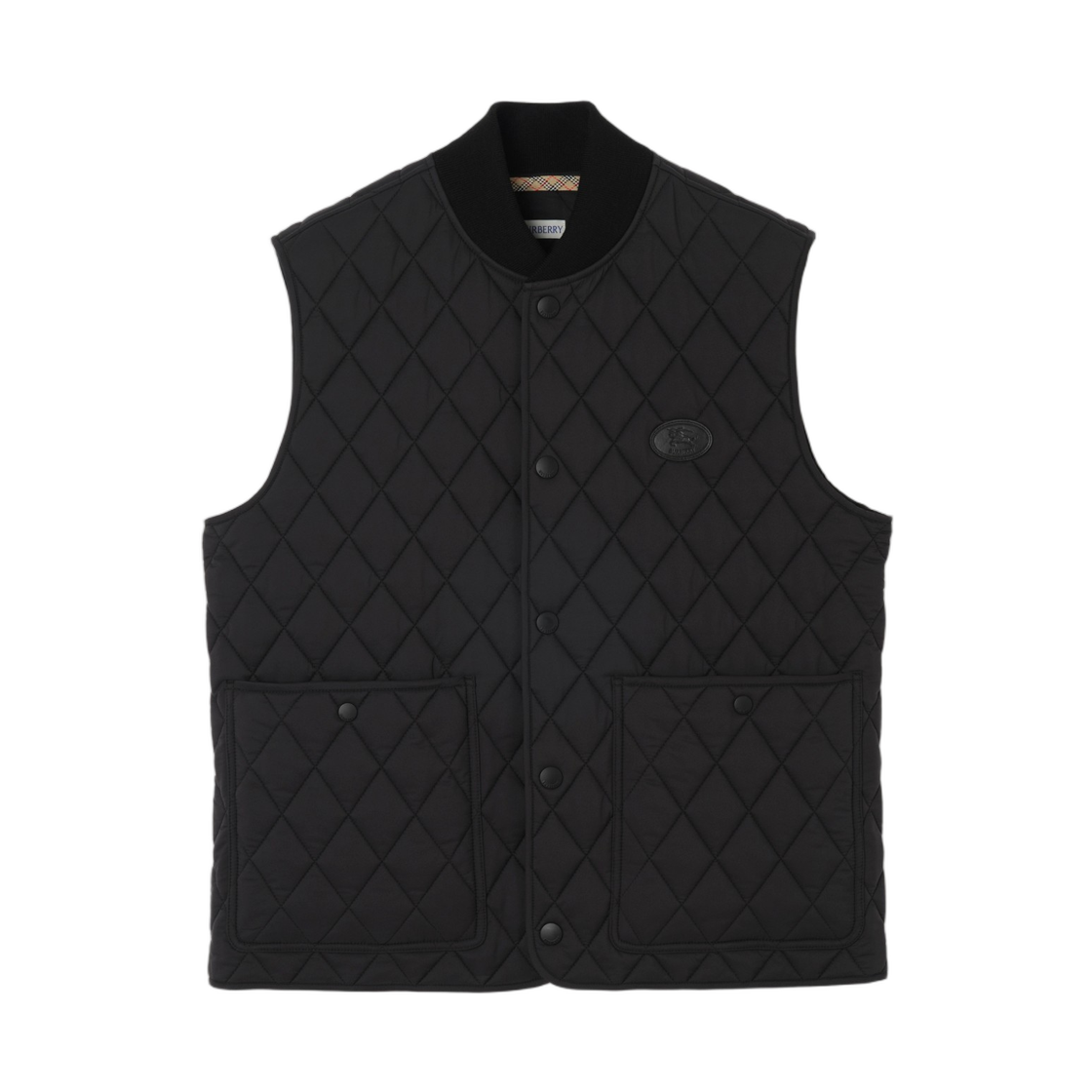 8127179 Burberry Quilted Nylon Gilet Black
