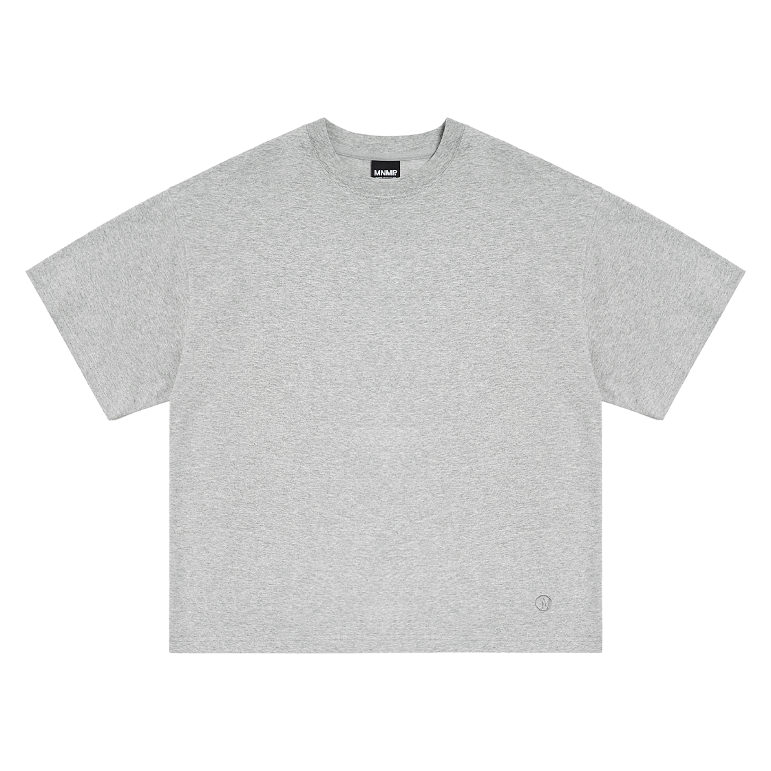 MST181CGY MINIMALPROJECT Refined Crop Short Sleeve T-Shirt MST181C Gray