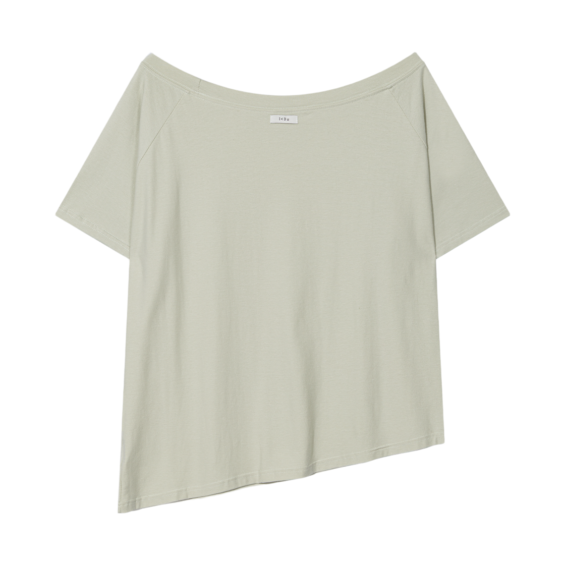어글리쉐도우 언발란스 버튼 숄더 탑(그린)(Uglyshadow Unbalance Button Shoulder Top(Green)) - 2