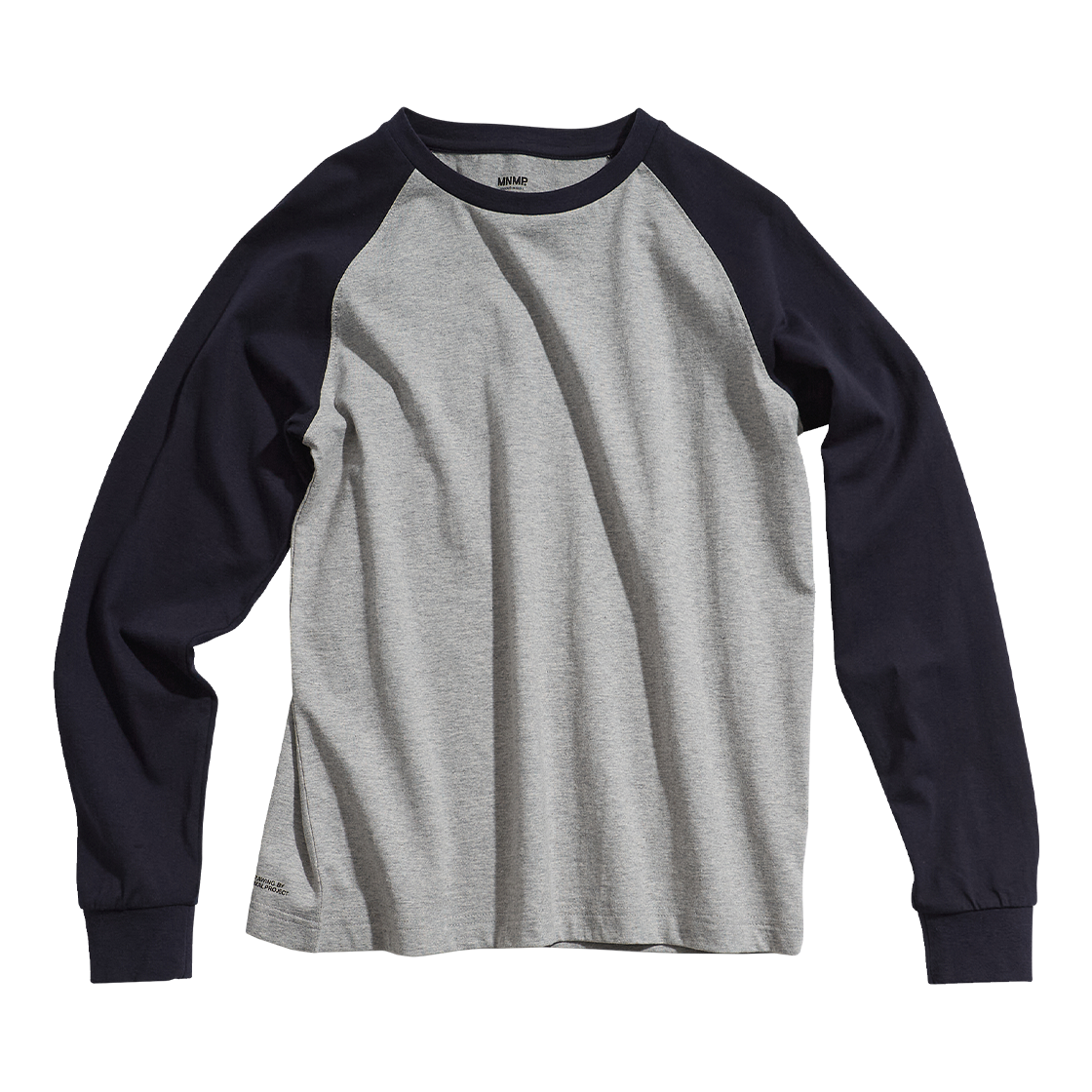 MLT122GN MINIMALPROJECT Under Log Raglan Long Sleeve T-Shirt Mlt122 Gray Navy