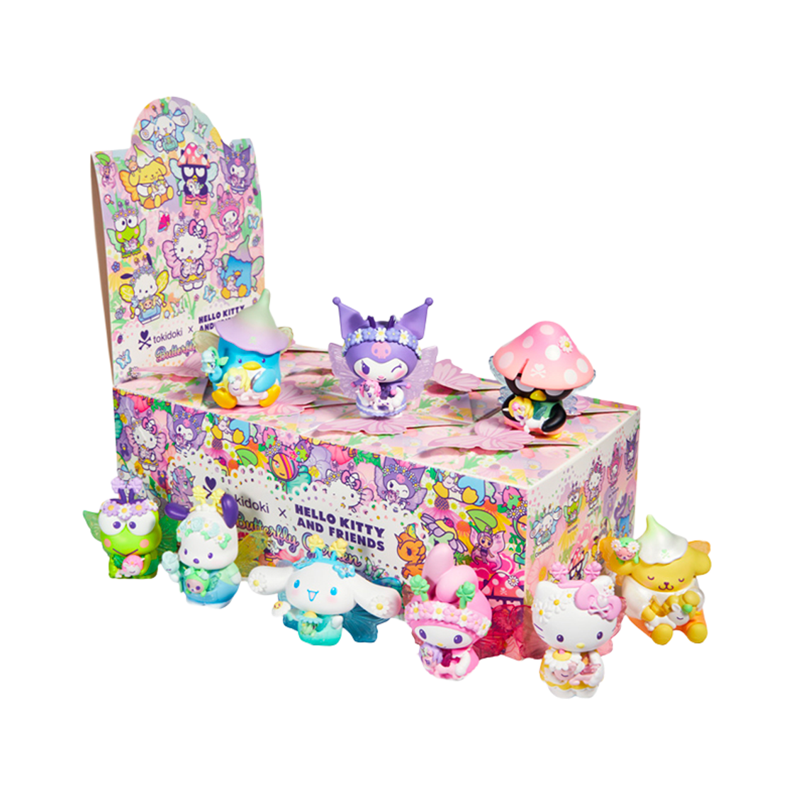 킨키로봇 토키도키 X 헬로키티 프렌즈 나비정원 랜덤 피규어 (2607008)(KINKIROBOT tokidoki x Hello Kitty And Friends Butterfly Garden)