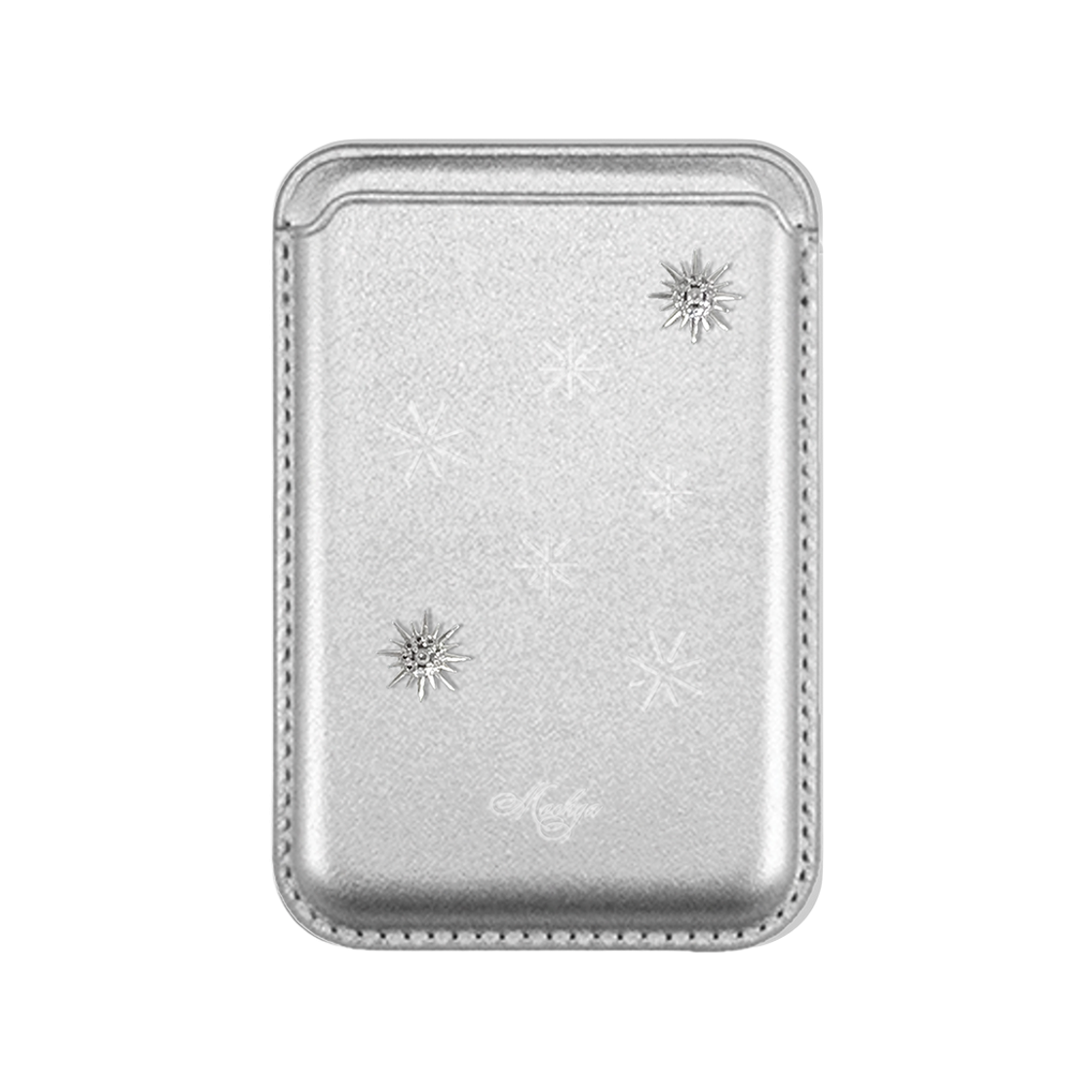 목가 맥세이프 스타 카드 포켓 실버(MOCKGA Star Card Pocket Silver)