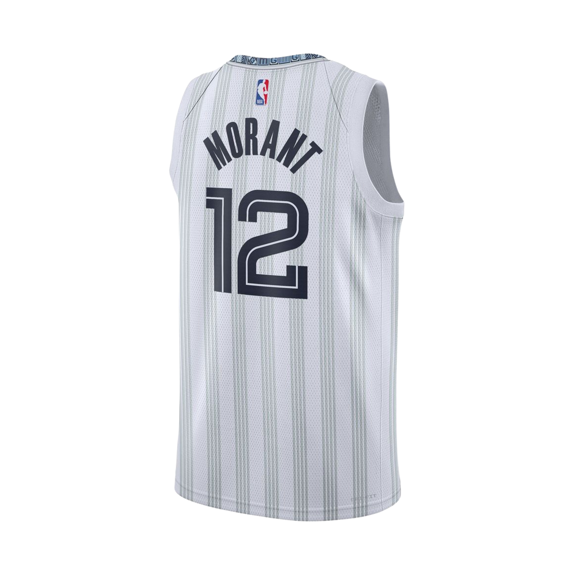 나이키 자 모란트 멤피스 그리즐리스 시티 에디션 NBA 스윙맨 저지 화이트 (HM5986-104) (마킹 버전)(Nike Ja Morant Memphis Grizzlies City Edition NBA Swingman Jersey White (HM5986-104) (Marking Ver.)) - 2