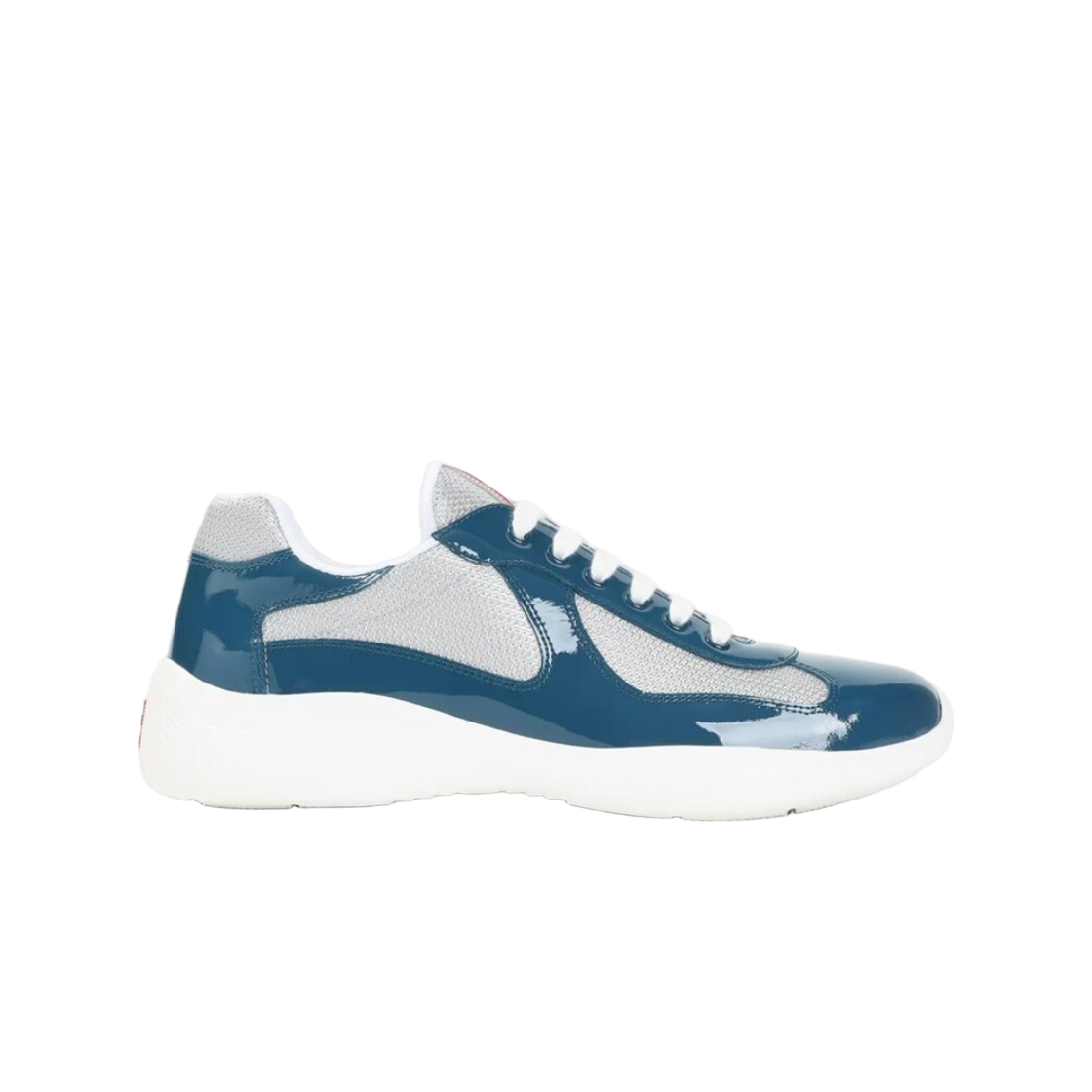 프라다 아메리카 컵 스니커즈 페트로리오 아르젠토(Prada America's Cup Sneakers Petrolio Argento)