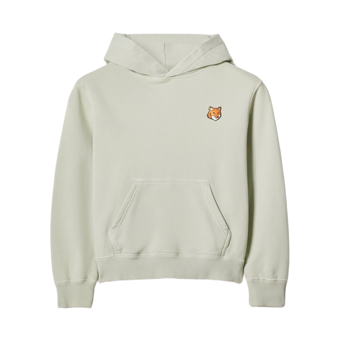 MQUJH00KMBIS4-0477 (Kids) Maison Kitsune Fox Head Hoodie Mineral Grey