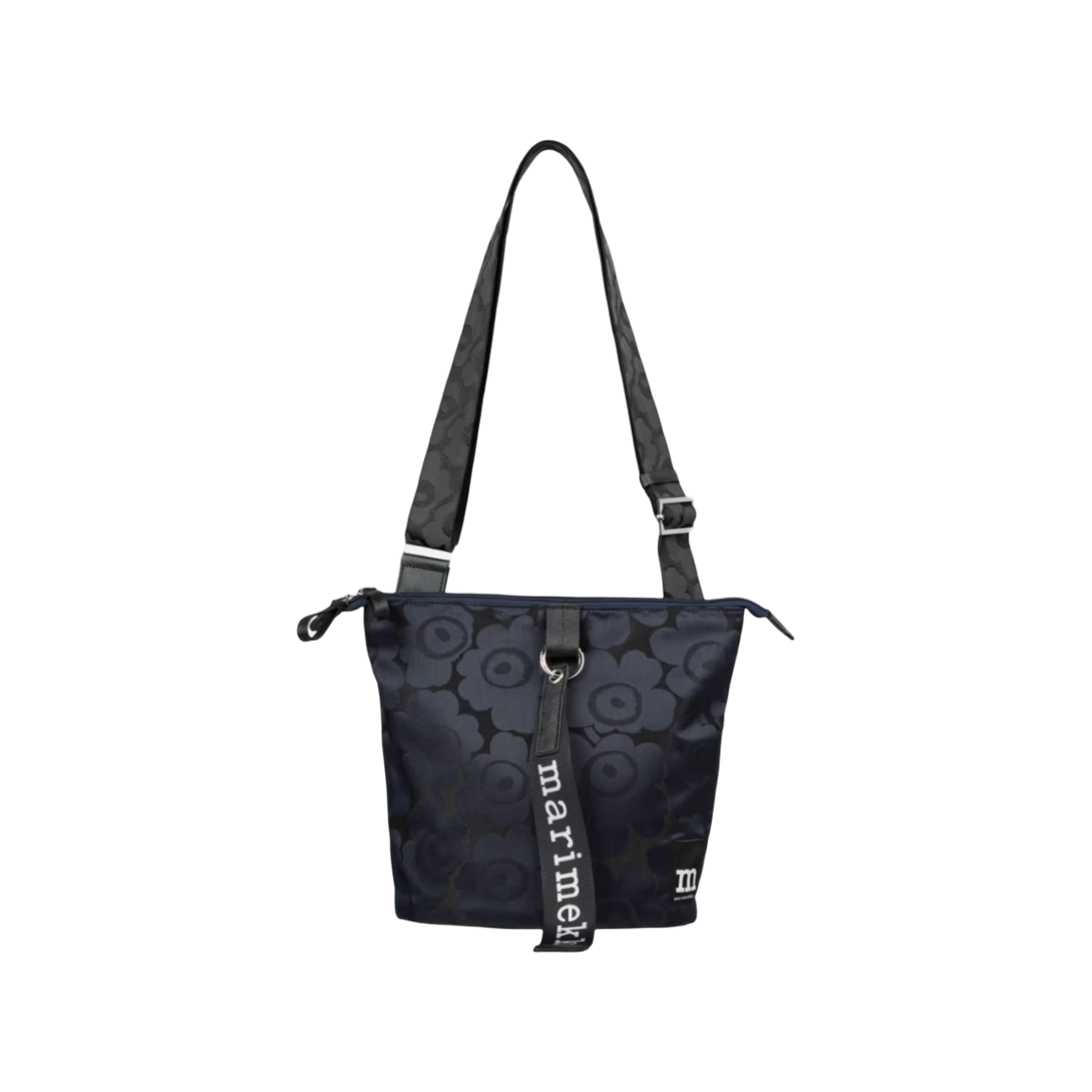 마리메꼬 캐리 올 우니꼬 숄더백 블루 다크 블루(Marimekko Carry All Unikko Shoulder Bag Blue Dark Blue)