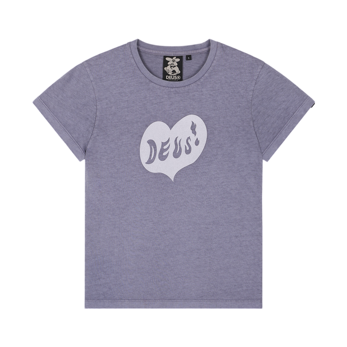 - (W) Deus Ex Machina Dyed Deep Heart T-Shirt Purple