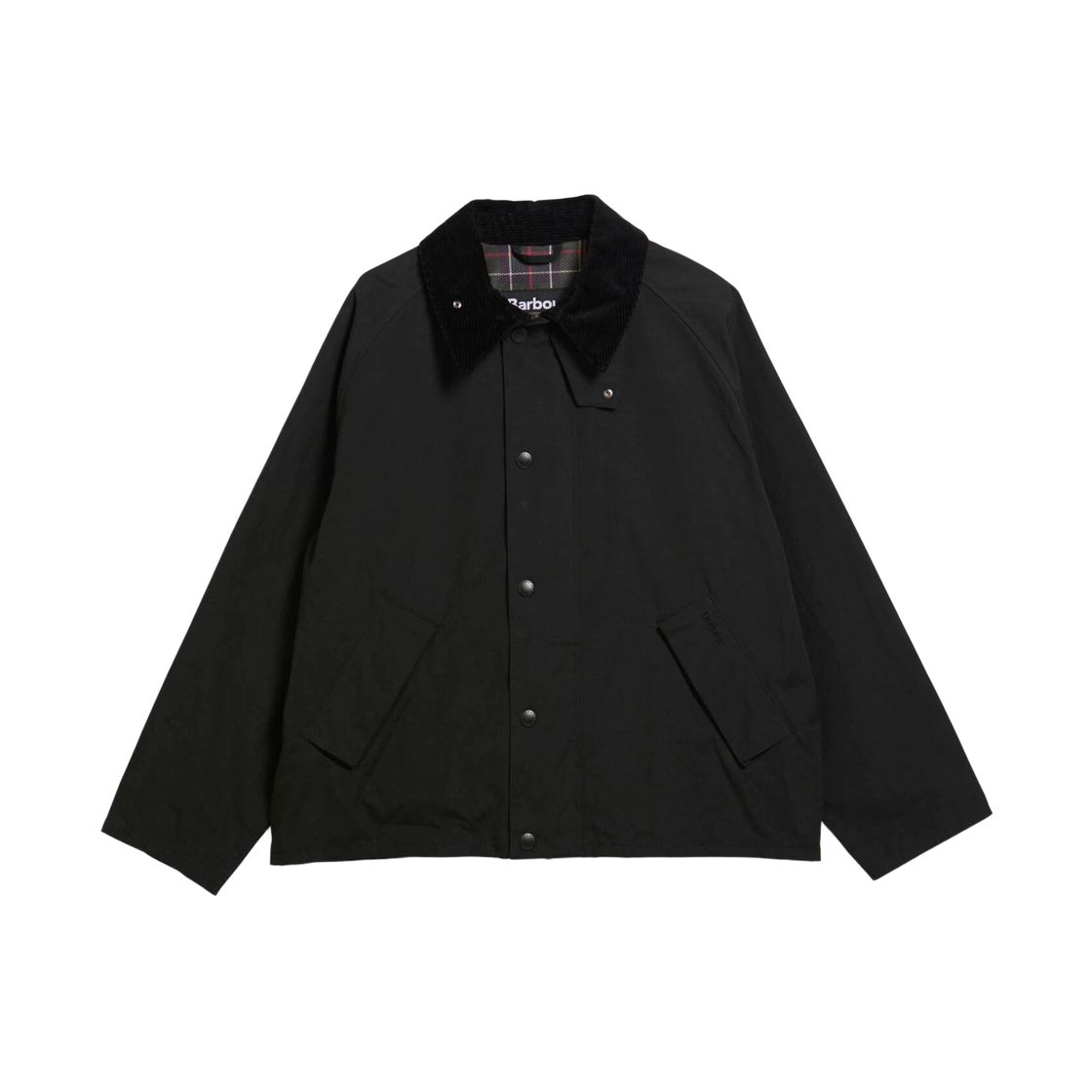 MCA0931BK11 Barbour Transport Oversized Casual Jacket Black