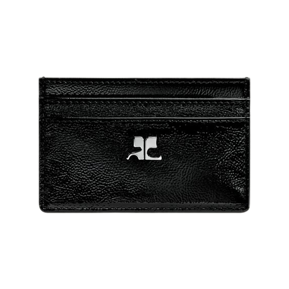 꾸레쥬 AC 나플락 카드 홀더 블랙(Courreges AC Naplack Card Holder Black)