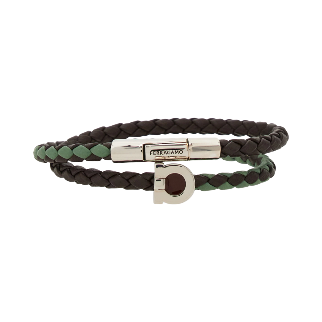 770404-791067 Ferragamo Gancini Small Bracelet Silver Testa Di Moro