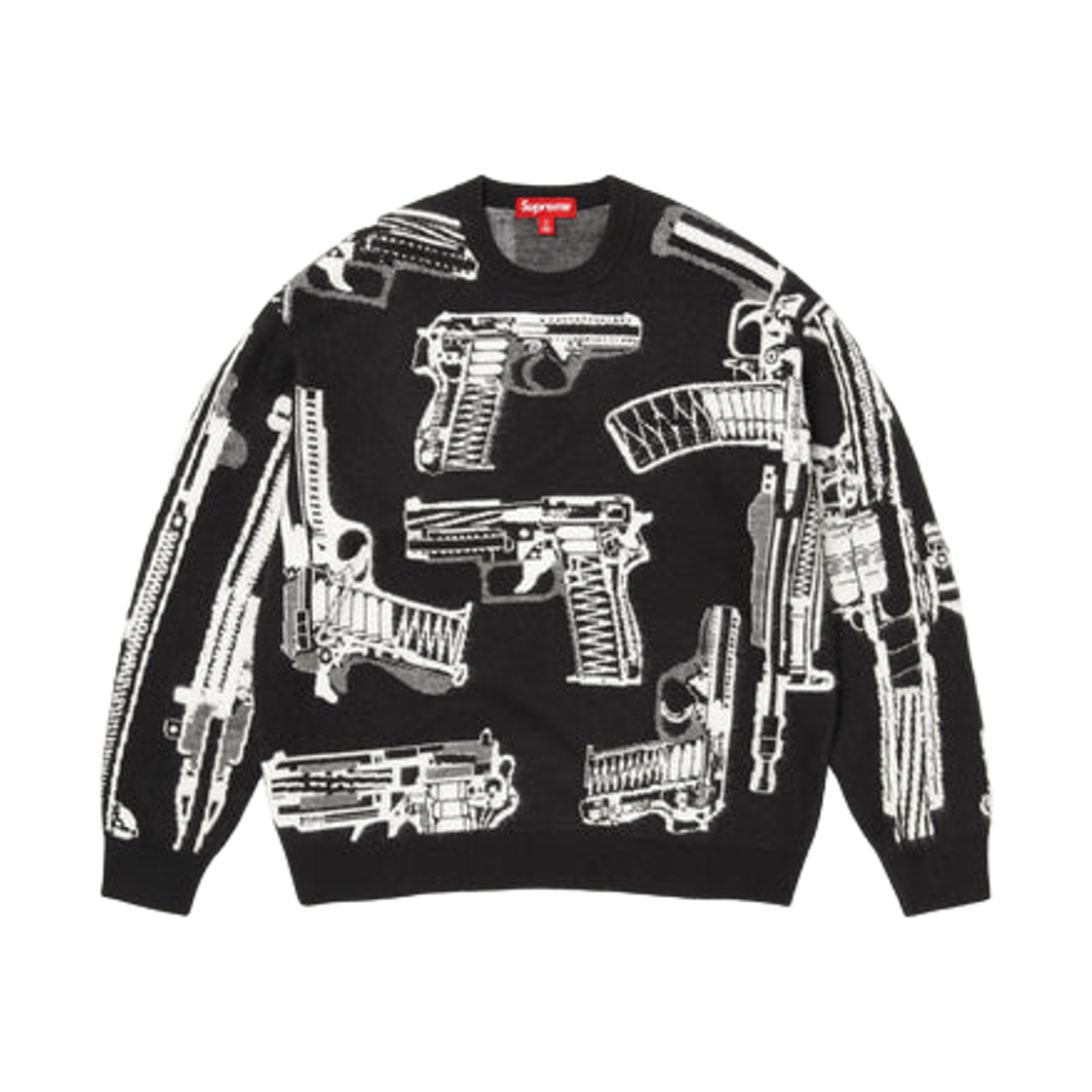 - Supreme Guns Sweater Black - 26SS