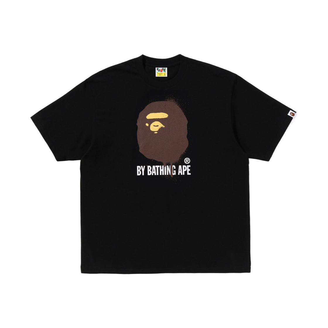 - BAPE Spray Print By Bathing Ape Relaxed Fit T-Shirt Black