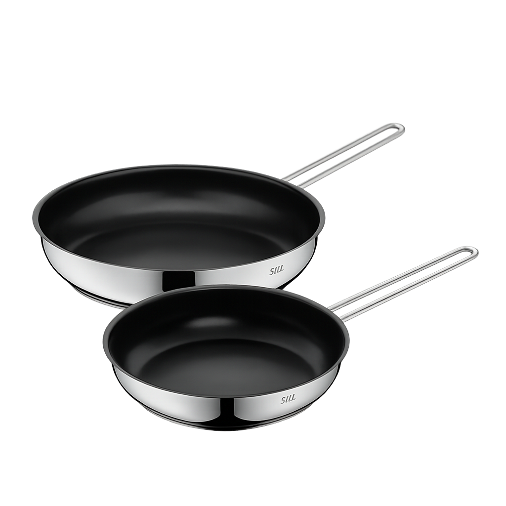 SILIT007 Silit Silissome Lombardia Frying Pan 2‑Piece Set (24cm + 28cm)