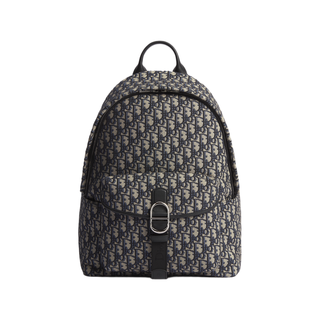 1DBBA270YUS-H27E Dior Jet Zip Backpack Dior Oblique Jacquard Beige Black