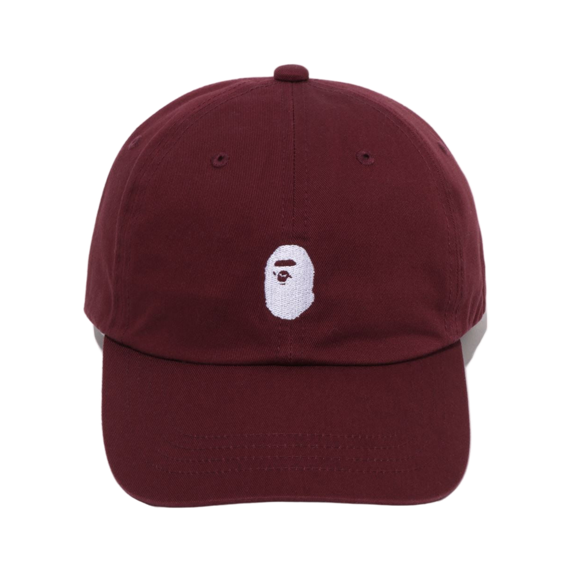 베이프 에이프 헤드 원 포인트 패널 캡 버건디(BAPE Ape Head One Point Panel Cap Burgundy) - 2