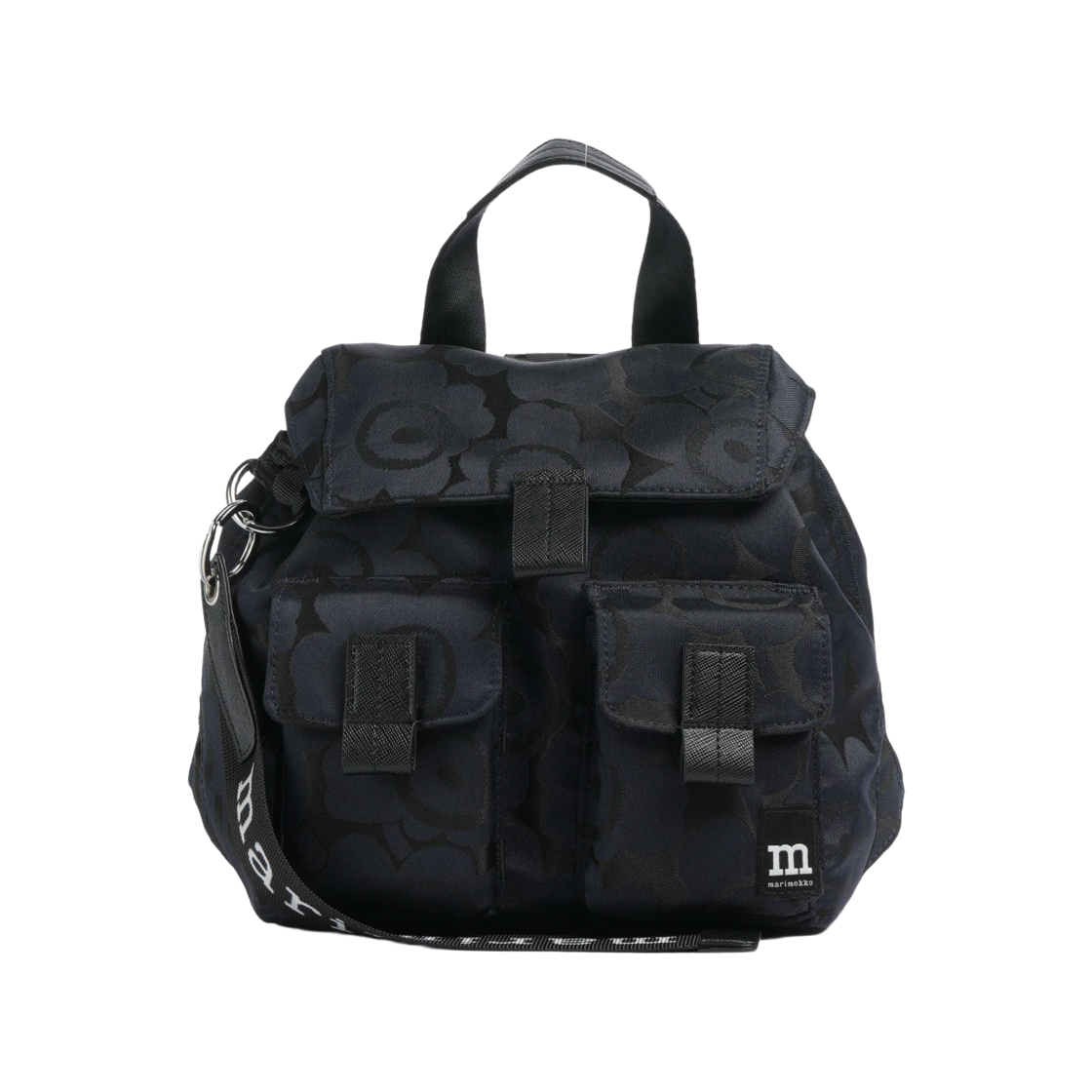 095304-550 Marimekko Everything Small Backpack Unikko Blue Dark Blue