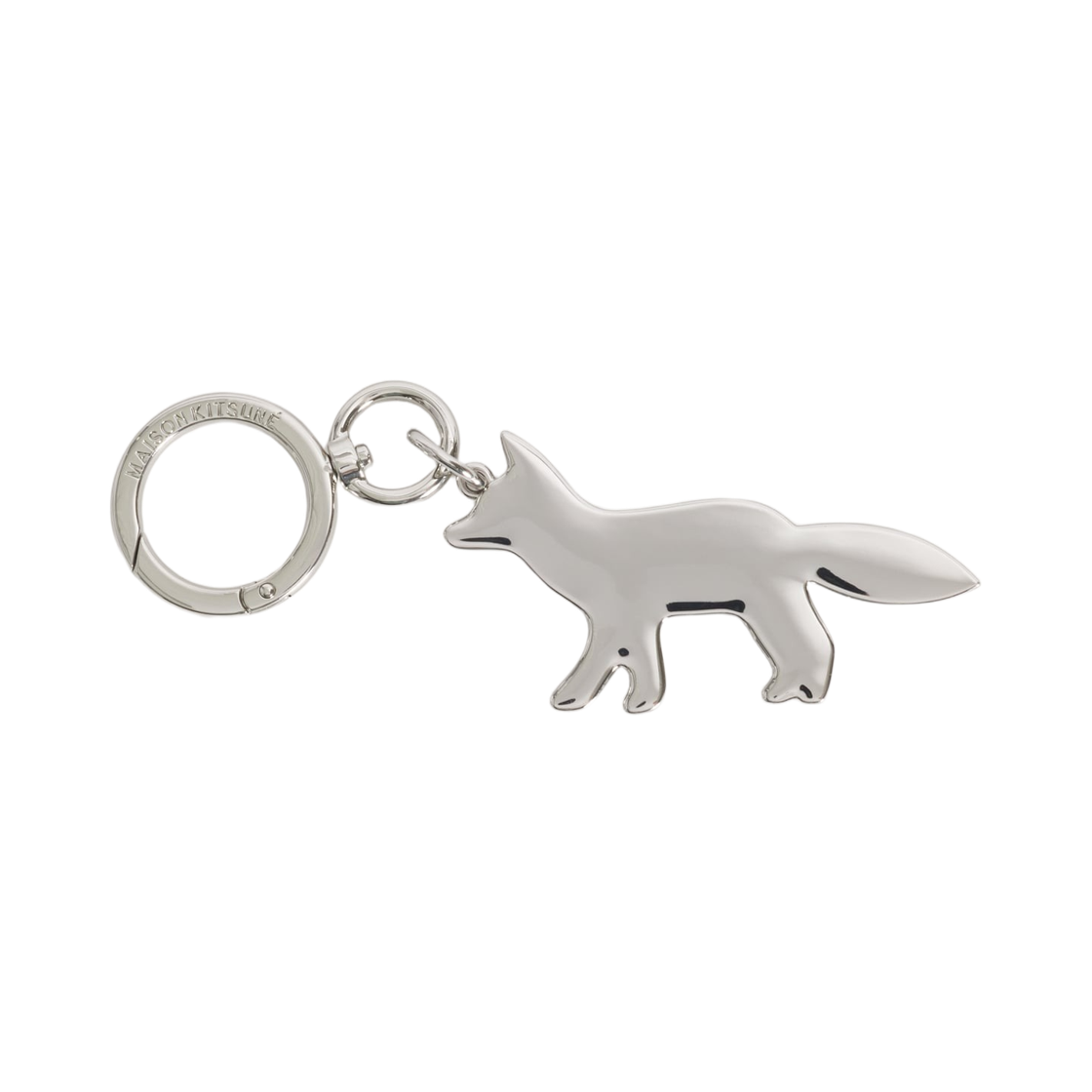 PW06903AM1002-P900 (W) Maison Kitsune Profile Fox Charm Silver