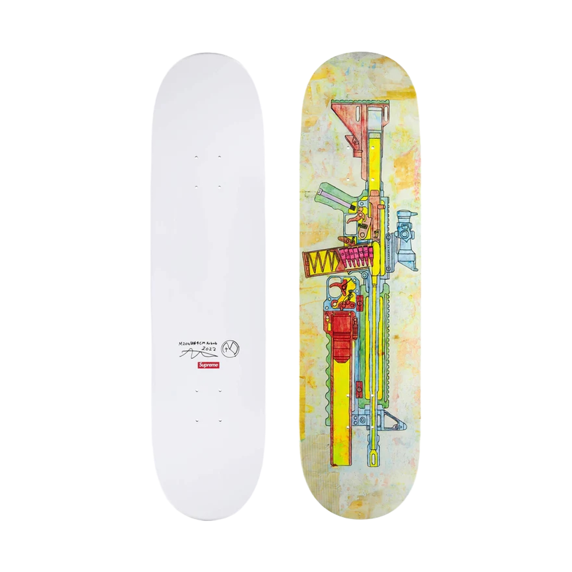 - Supreme M4/M203 Skateboard Multicolor 8.25" x 32" - 26SS