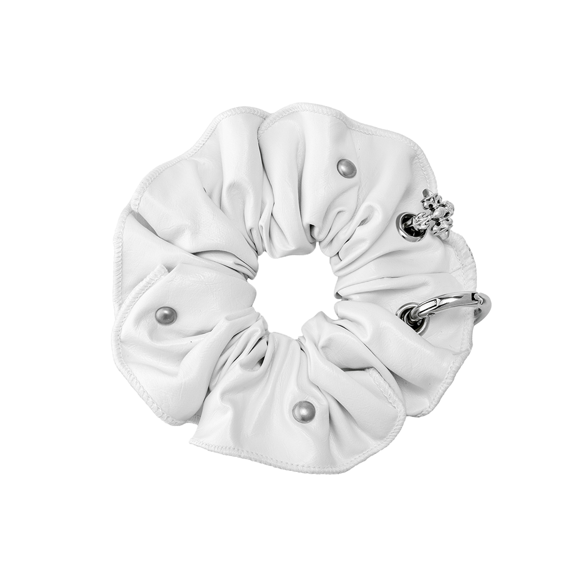 센티멍 넘버 715 스몰 스크런치 화이트(Sentiments No.715 Small Scrunchy White)