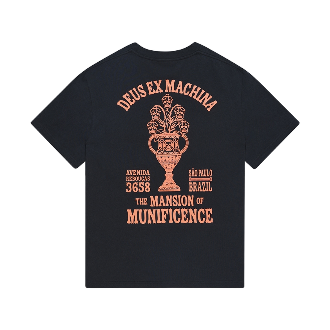 - Deus Ex Machina Sao Paulo Ceramic T-Shirt Black