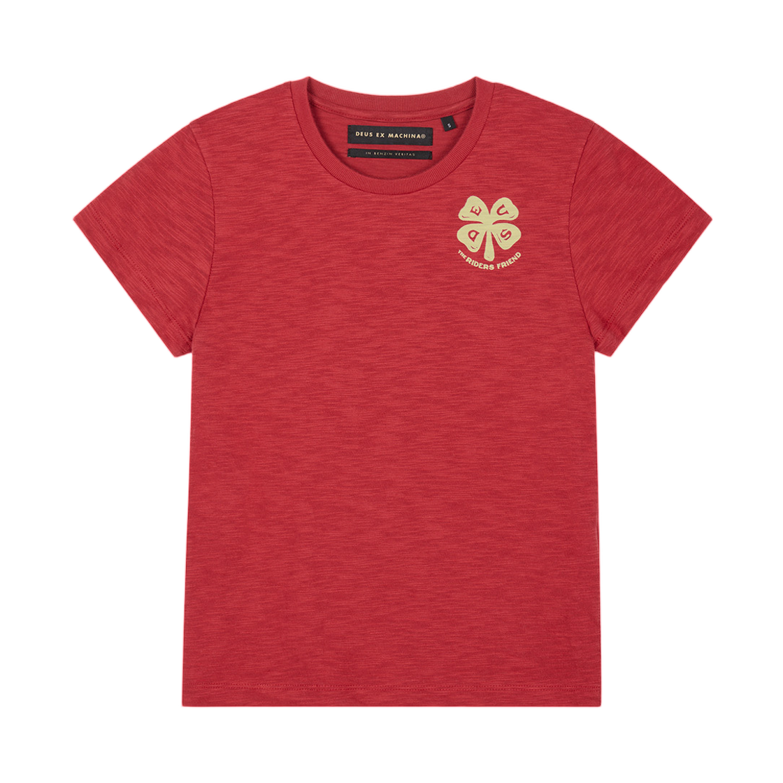 (W) 데우스 엑스 마키나 럭키 샷 티셔츠 레드((W) Deus Ex Machina Lucky Shot T-Shirt Red) - 2