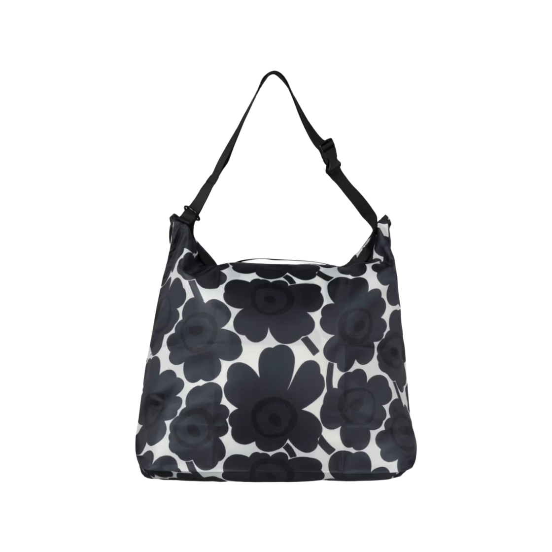 마리메꼬 니트 크로스바디 우니꼬 라지 숄더백 다크 그레이 오프 화이트(Marimekko Neat Crossbody Unikko Large Shoulder Bag Dark Grey Off White) - 2