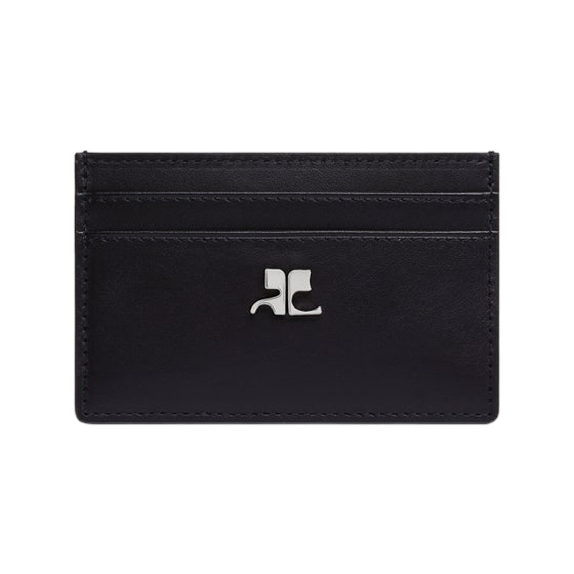 꾸레쥬 AC 레더 카드 홀더 블랙(Courreges AC Leather Card Holder Black)