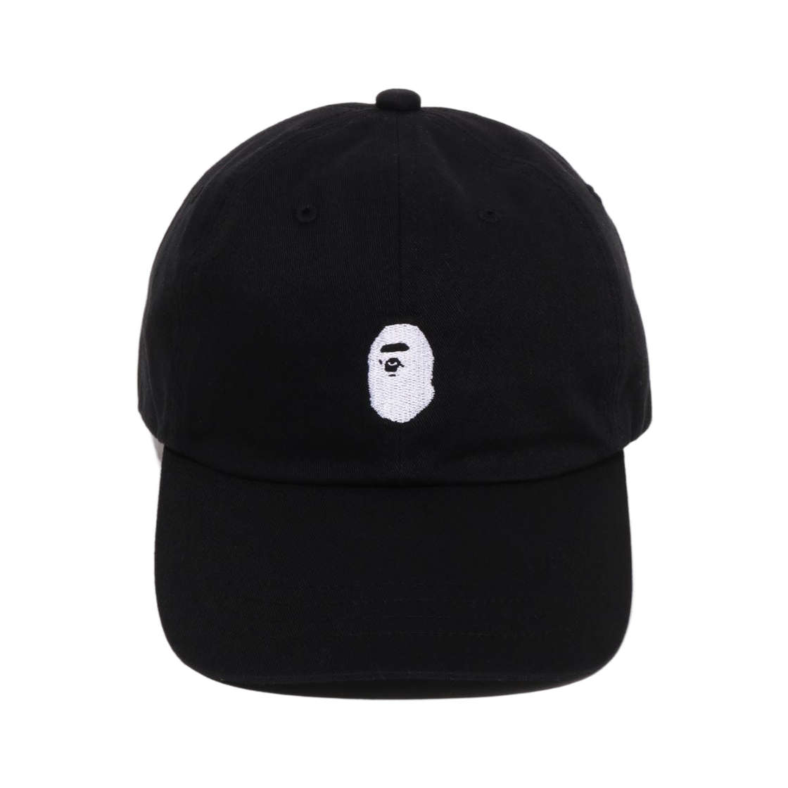 베이프 에이프 헤드 원 포인트 패널 캡 블랙(BAPE Ape Head One Point Panel Cap Black) - 2
