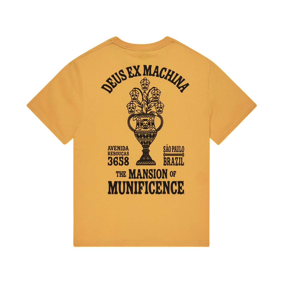 - Deus Ex Machina Sao Paulo Ceramic T-Shirt Yellow