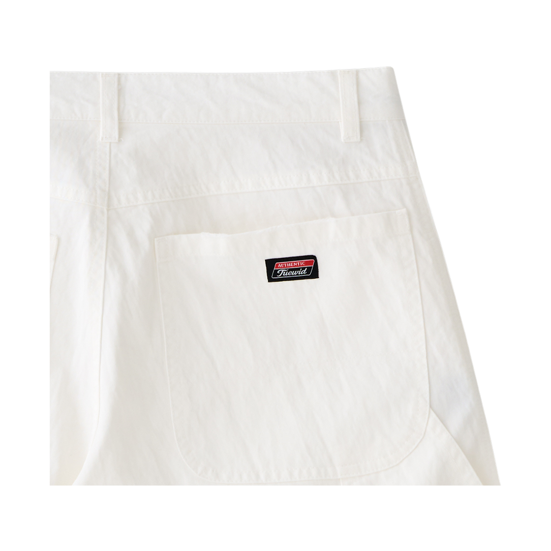 투위드 카펜더팬츠 루즈핏 화이트(Tuewid 002 Washed Capenter Pants In Loose Fit White) - 4