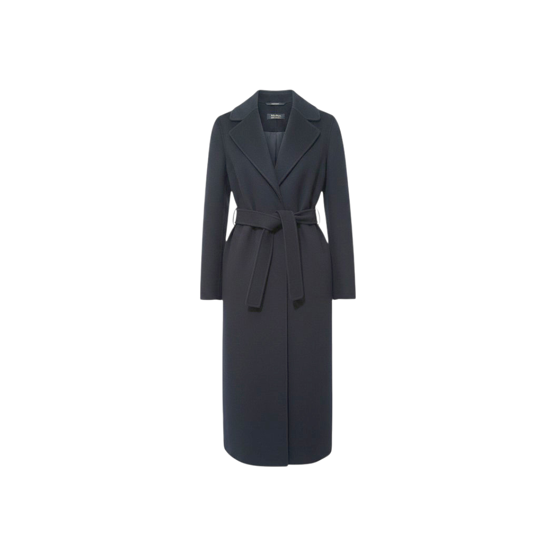 막스마라 미드나잇블루 벨티드 롱코트(Max Mara Midnight Blue Belted Long Coat)