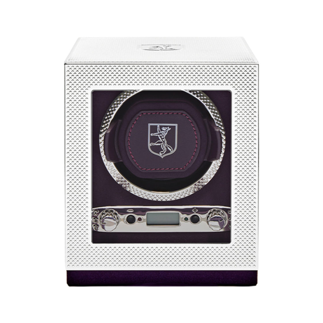 190003 Wolf 1834 Silver Single Watch Winder Silver