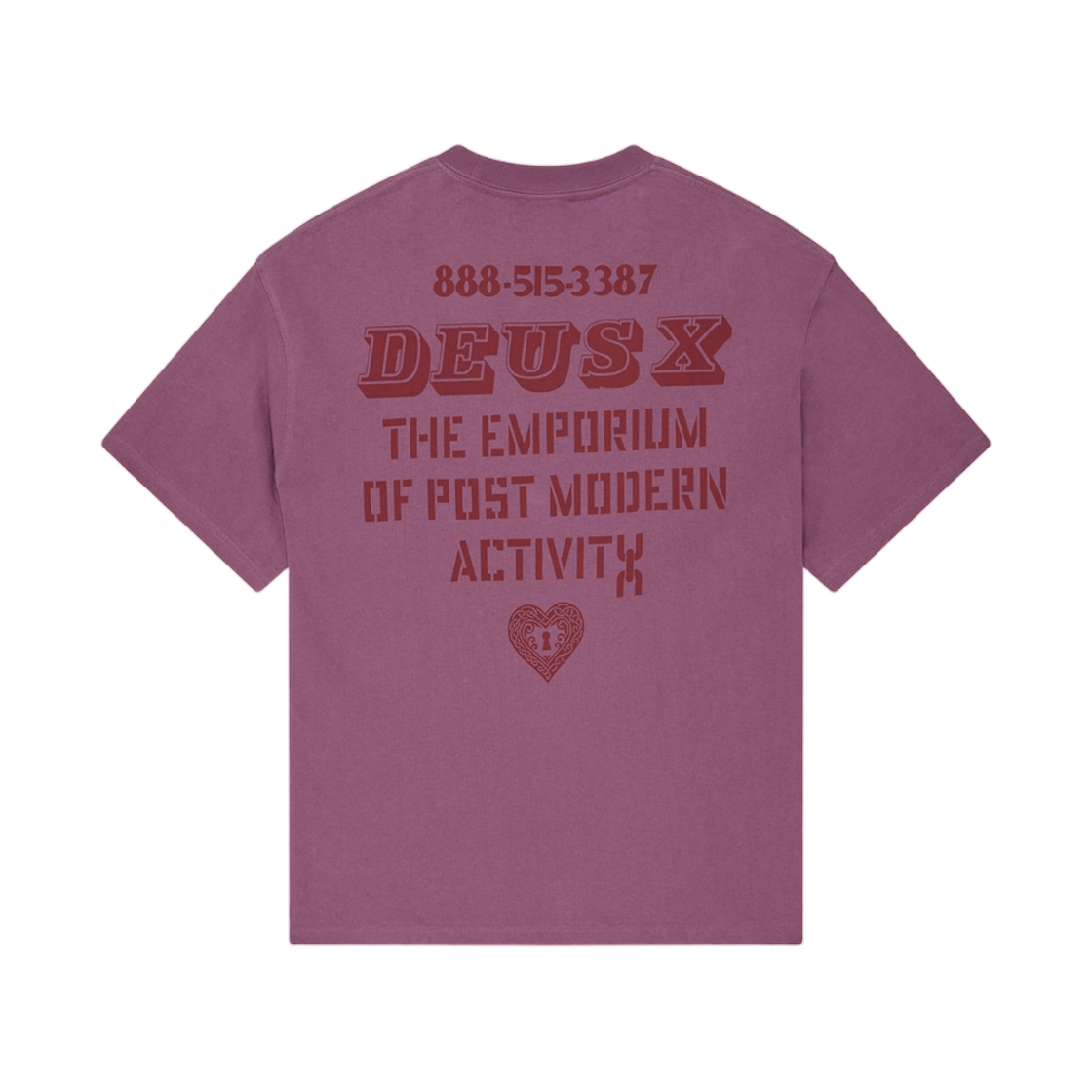 데우스 엑스 마키나 업스테어스 OS 티셔츠 라이트 퍼플(Deus Ex Machina Upstairs OS T-Shirt Light Purple) - 2