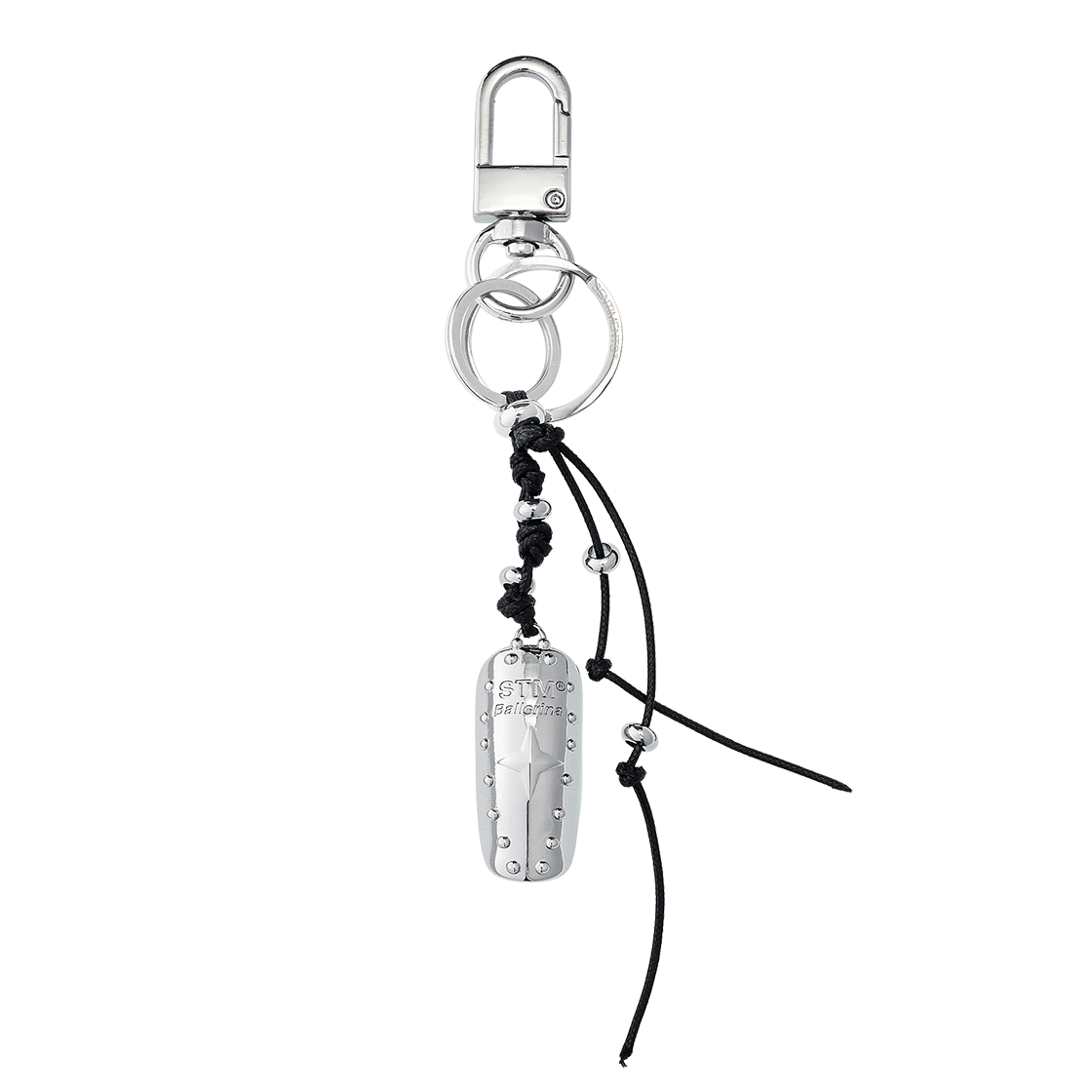 NO752S Sentiments No.752 Ballerina Key Ring Silver