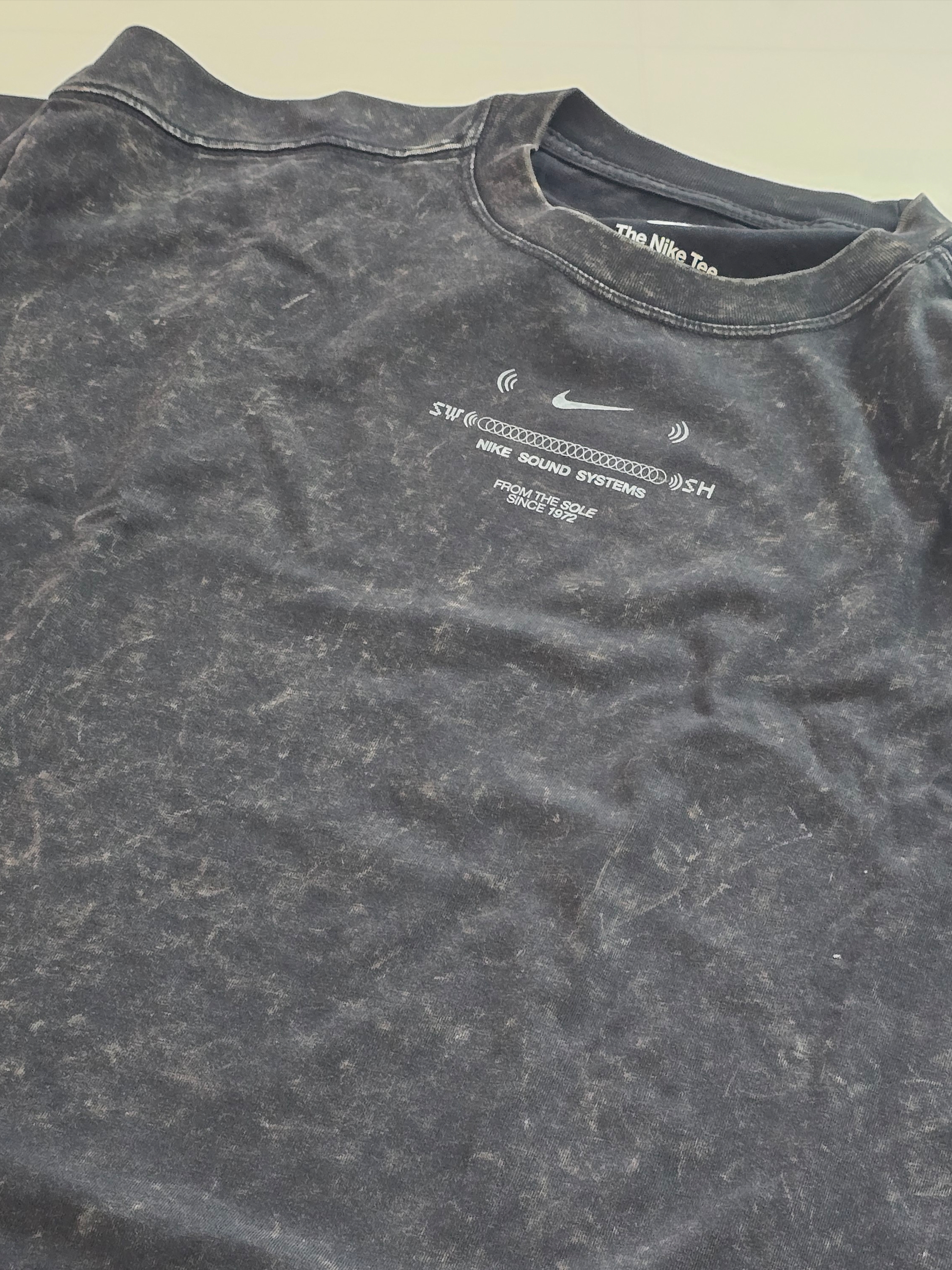 (W) Nike NSW Classic Oversized T-Shirt Black - Asia 착용 스타일 - 3