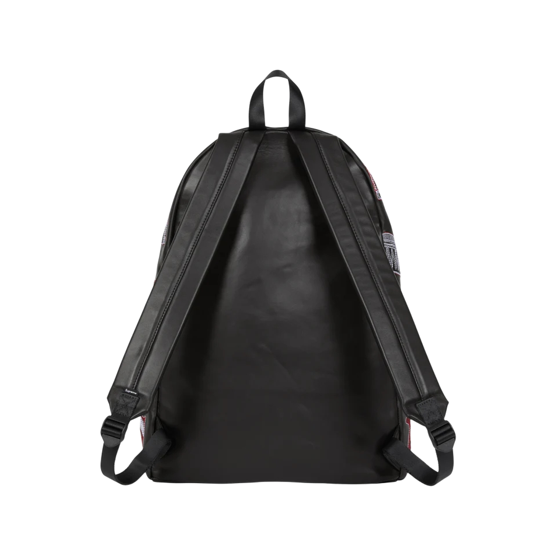 슈프림 건즈 자수 레더 백팩 블랙 - 26SS(Supreme Guns Embroidered Leather Backpack Black - 26SS) - 2