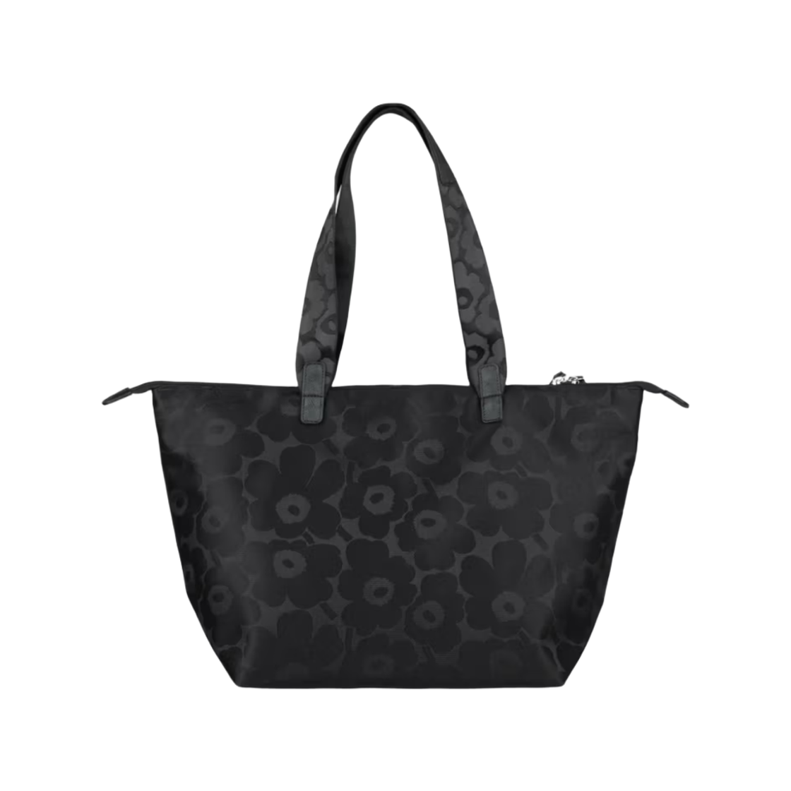 마리메꼬 토트 미디움 우니꼬 숄더백 블랙(Marimekko Tote Medium Unikko Shoulder Bag Black) - 2