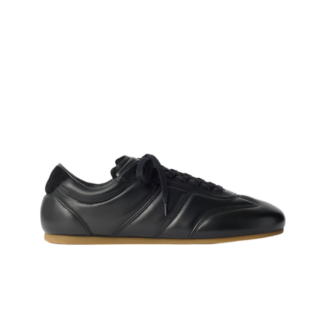 FO0227LL0023 Lemaire Soft Runner in Leather Black