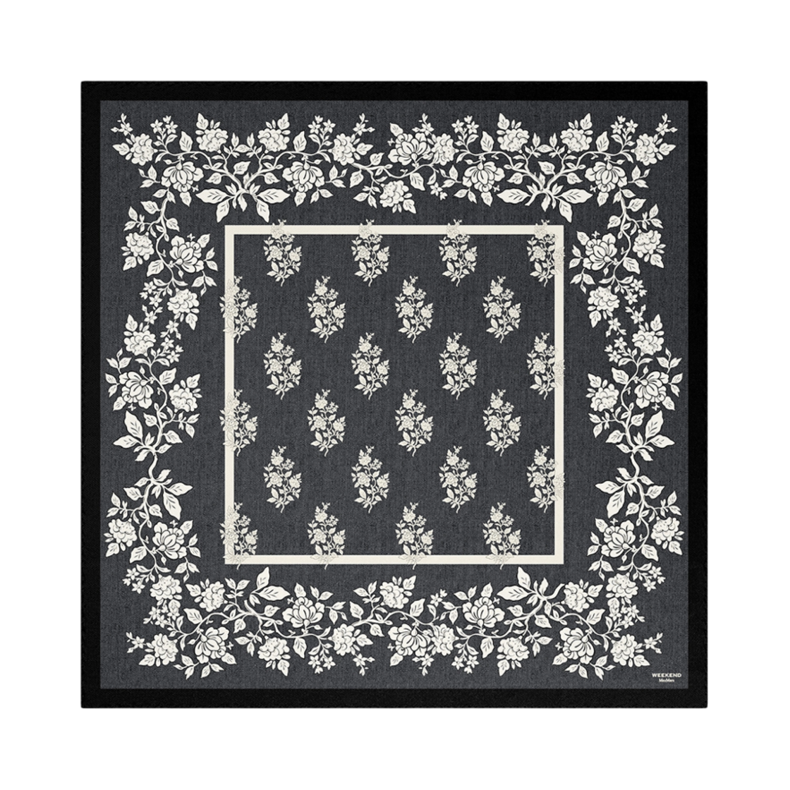 (W) 위켄드 막스마라 시암 실크 스카프 미드나잇블루((W) Weekend Max Mara Siam Silk Scarf Midnightblue) - 1