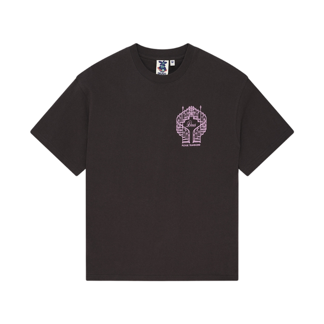 - Deus Ex Machina Upstairs OS T-Shirt Charcoal