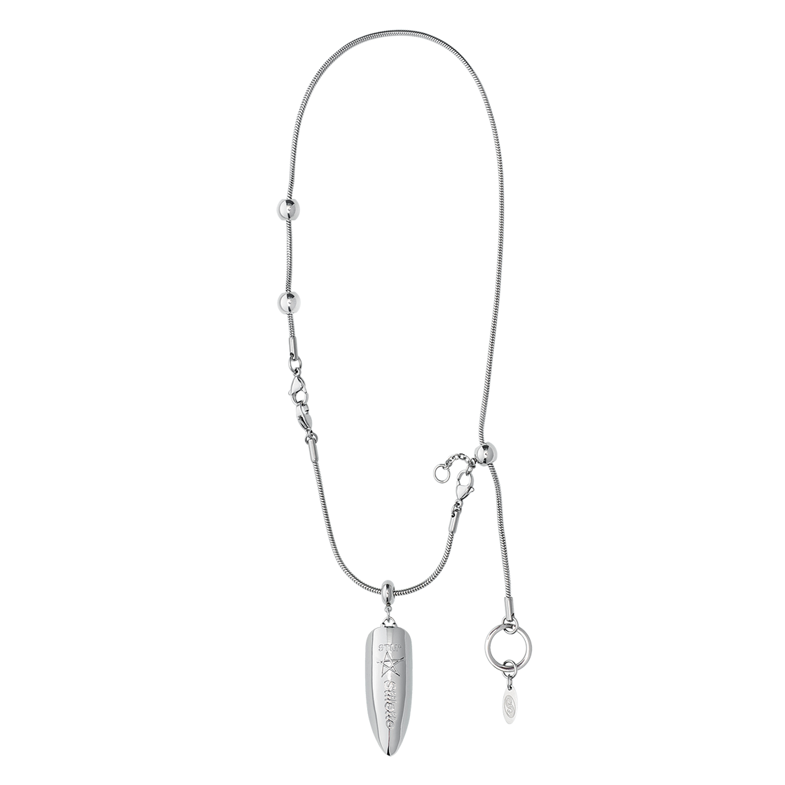 센티멍 넘버 741 스틸레토 네크리스 실버(Sentiments No.741 Stiletto Necklace Silver)