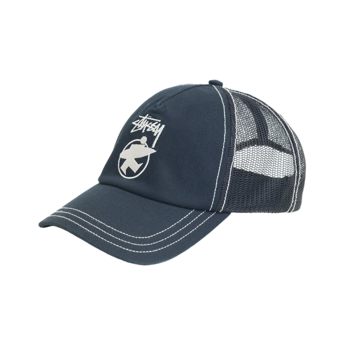 스투시 서프맨 트러커 블랙(Stussy Surfman Trucker Black) - 2