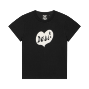 (W) Deus Ex Machina Deep Heart T-Shirt Black