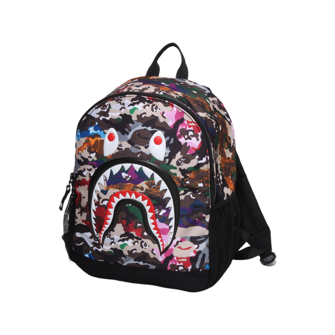 - (Kids) BAPE Hybrid Camo Shark Patch Daypack Multi