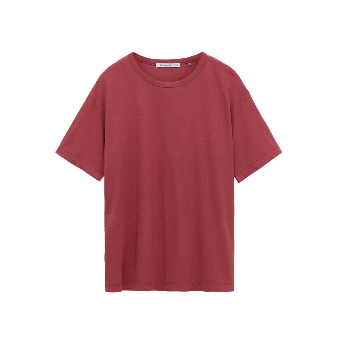 폴리테루 휴먼인덱스 휴먼 베이시카 티셔츠 레드(Polyteru Human Index Human Basica T-Shirt Red)