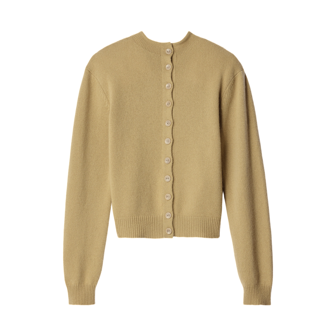PO0041-LK1062-400 (W) Lemaire Reversible Buttoned Sweater in Cashmere Linden