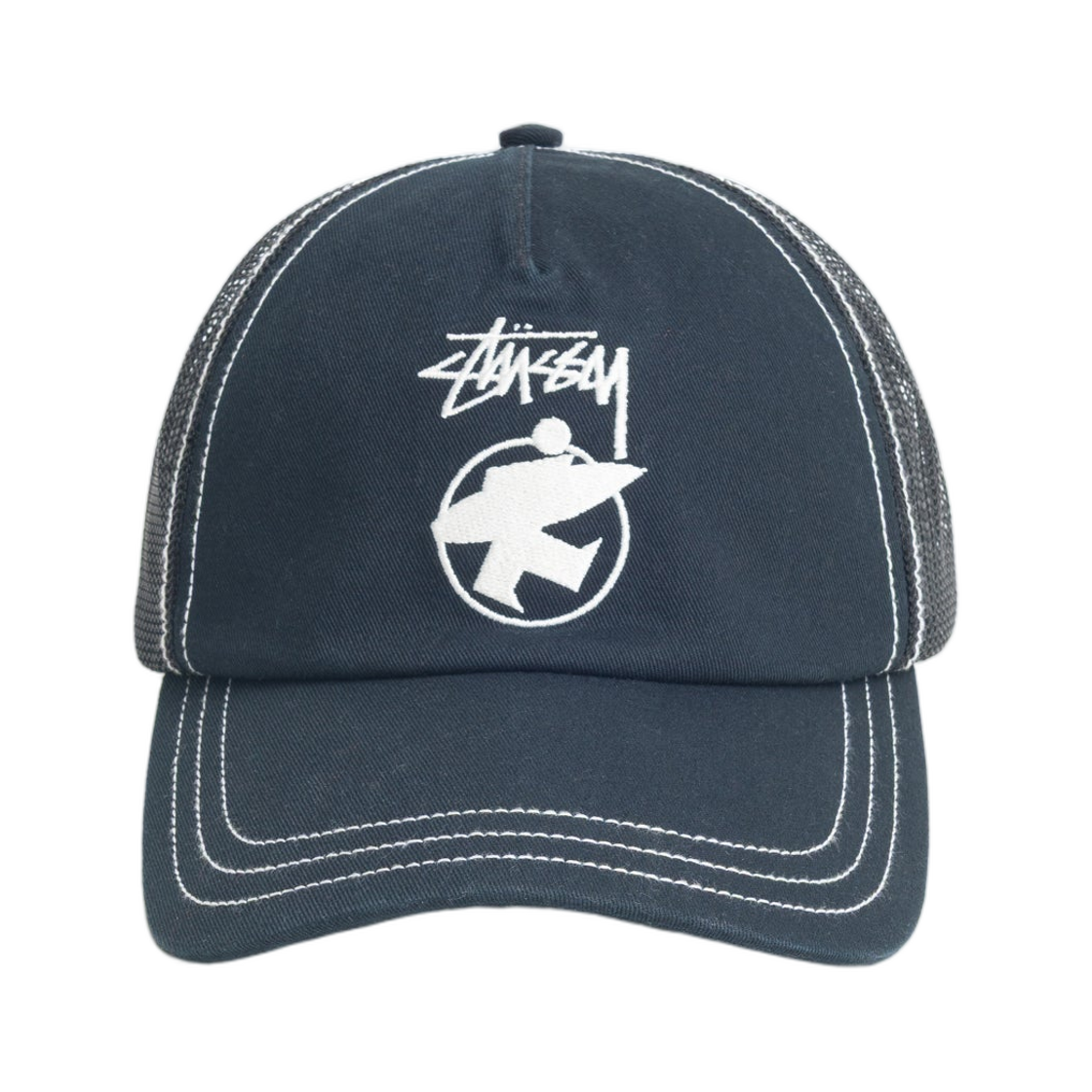 1311213 Stussy Surfman Trucker Black