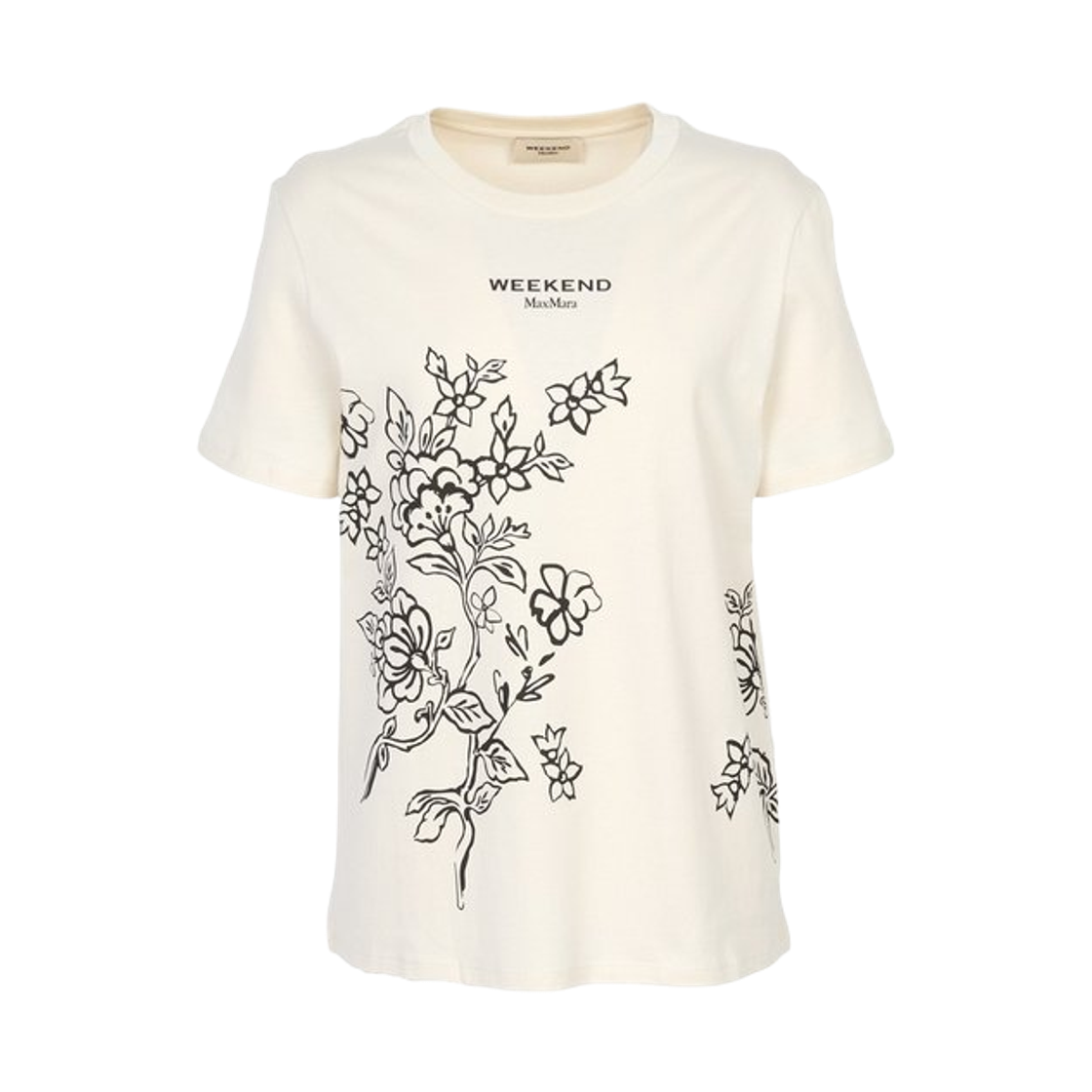(W) 위켄드 막스마라 에디손 티셔츠 베이지((W) Weekend Max Mara Edison T-Shirt Beige)