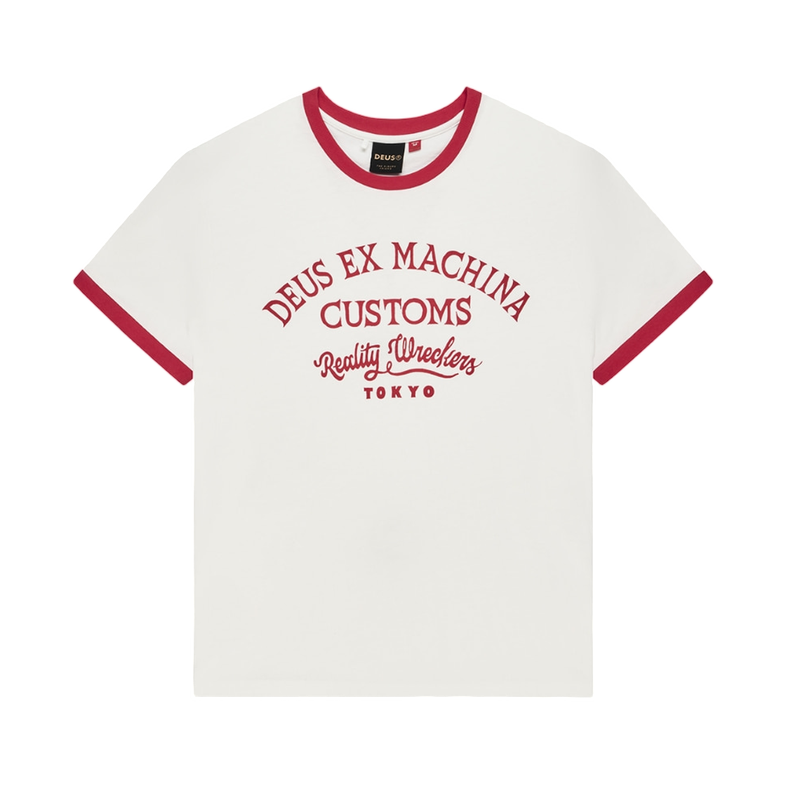 - Deus Ex Machina Marsden Ringer T-Shirt White