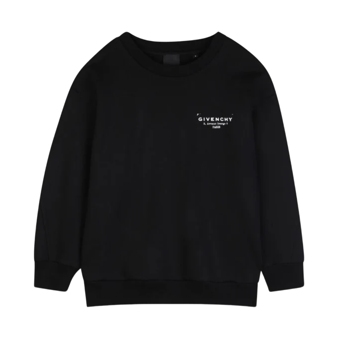 (키즈) 지방시 스탬프 로고 스웨트셔츠 블랙((Kids) Givenchy Stamp Logo Sweatshirt Black)